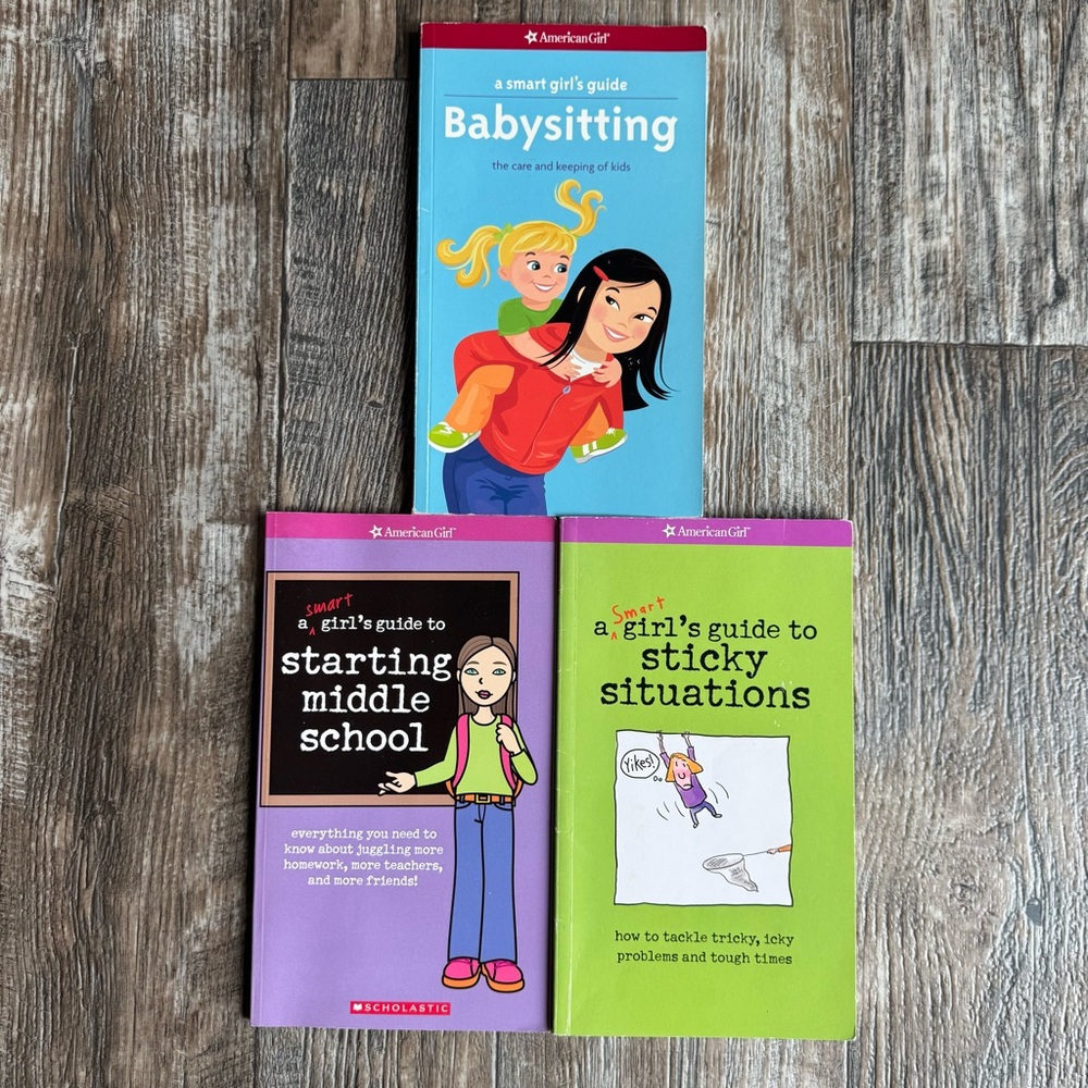 American Girl Smart Girl's Guide Book Trio